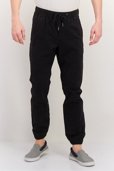 GAP Men Perfect Fit Solid Joggers Pant, Black