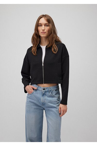Mavi Black Zippered Sweatshirt - 1S10154-900