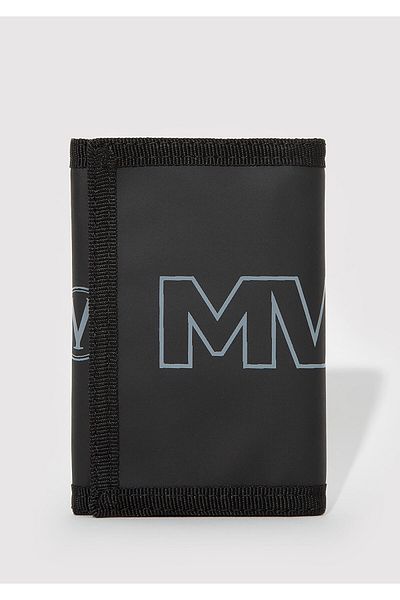 Mavi Schwarze Geldbörse mit MVJNS-Logodruck 0911627 -900