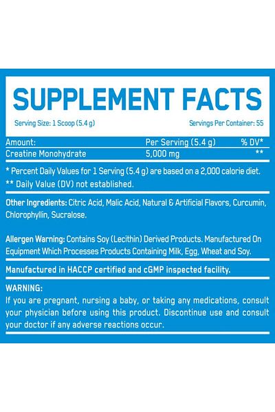 EverBuild Nutrition Everbuild Creatine 300 Grams - 55 Services