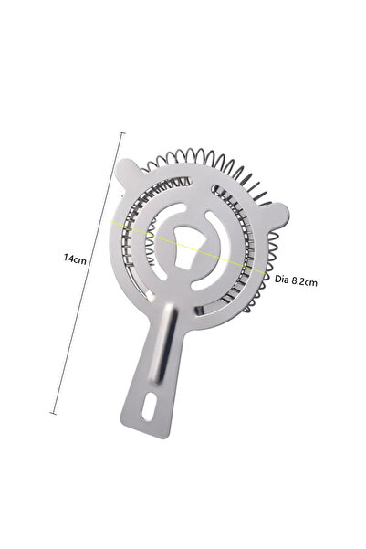 Choice 1Pc Type A Cocktail Strainer Stainless Steel Bar Strainer Ice Filter Conical Food Sieve Colander Dri