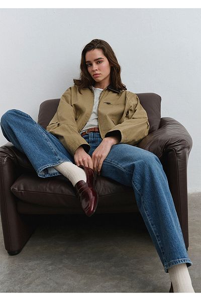 Mavi Καφέ Μπουφάν Oversize / Φαρδιά κοπή 1110621 -70204