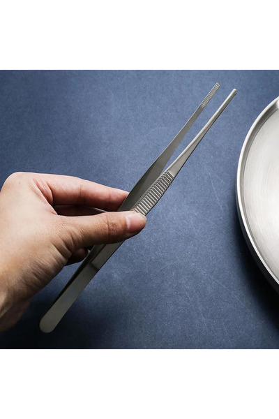 Hill Homes Şef Cımbızı 30cm Paslanmaz Çelik Mutfak Cımbızı Masterchef Yemek C...