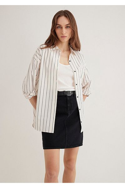 Mavi Valerie Casual Grey Jean Φούστα 1319889218