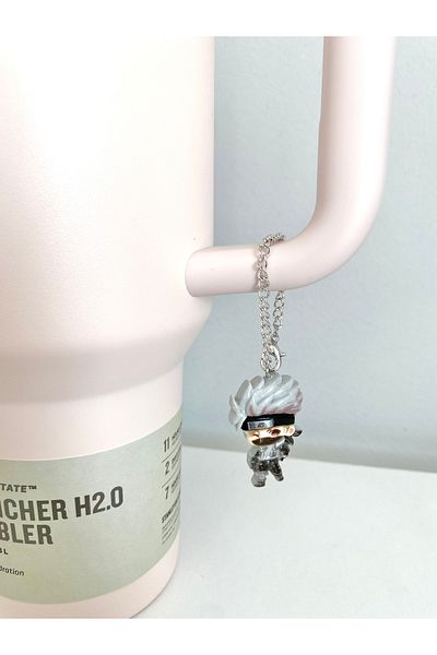 Pinky Lady Anime Character Thermos Charm/ Thermos Ornament/ Anime Character/ Bag Charm/ Thermos Charm