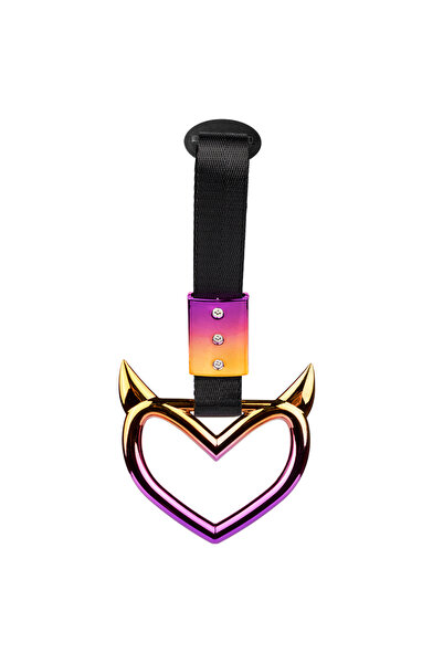 Choice6 style 1 1PCS New JDM Tsurikawa Handle Ring Heart Train Bus Hand Strap...