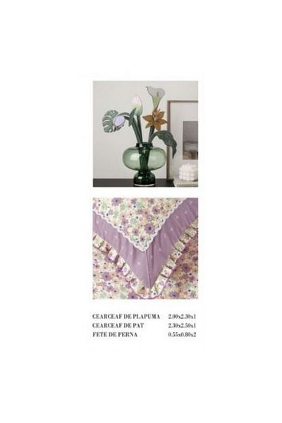OEM 4-piece Deluxe Double Bed Linen in Soft Touch Cotton with Ruffles, 230x250cm