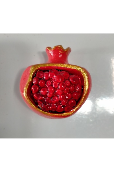 Minihobiev Nar magnet , buzdolabı süsü , dekoratif aksesuar , mutfak dekor