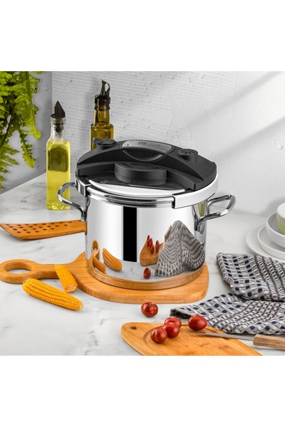 ÖZLİFE GALA 8 LT. Düdüklü Tencere Seti Sade