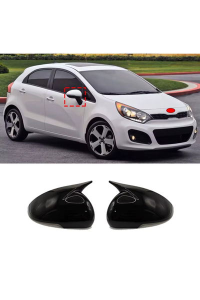 KOTO Kia Rio Sinyalli Yarasa Ayna Kapağı Piano Black 2012 - 2016