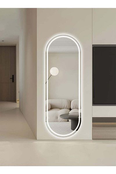 Taimi Full Length Mirror with Front and Back LED Touch Control 3 Colors for Bathroom Bedroom 90 x 60 cm
