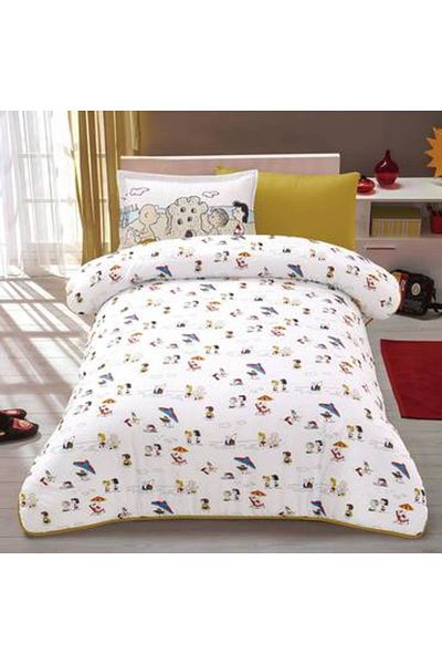 Pazar Home Bedding 4-piece single bed sheet for children - Bazaar Home Liwa with stitched filling