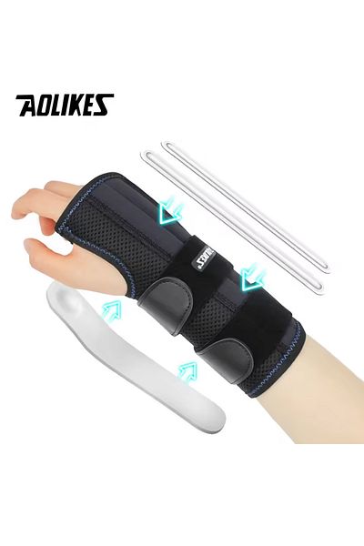 Aolikes L Left Hand 1pcs Wrist Brace For Carpal Tunnel Relief Night Support,support Hand Brace With