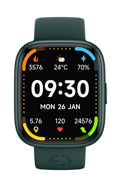 Ecowatch Smartwatch 6, 1.83" Tft-lcd, Ip68, Green