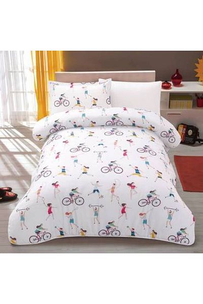 Pazar Home Bedding 4-piece single bed sheet for children - Bazaar Home Liwa with stitched filling