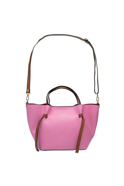 Toro Nero Geantă de damă Loretta fuchsia din piele naturală