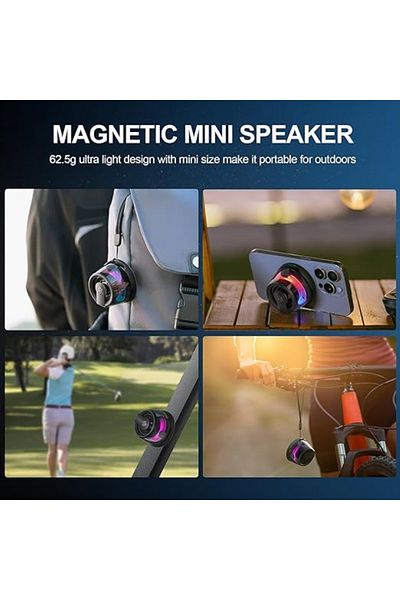 Edifier /HECATE G200 Bluetooth Magnetic Speaker ,Gaming,BT5.3,USB-C,RGB,Black,Magnetic Pads,7Hrs Pb