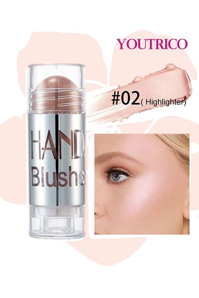 Youtrico Multi-usage Blush,silky Texture,8.5g, Whirling Wand For Quick Blush Makeup