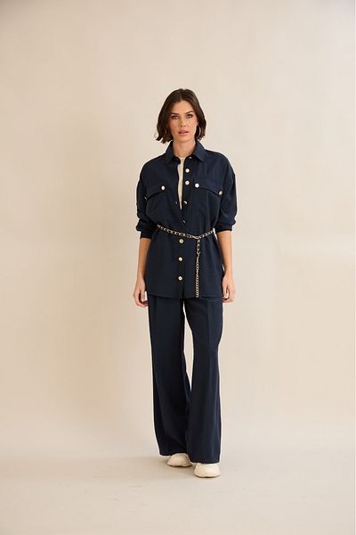 OYERGA MODA Women's Double Set - Shirt and Pants Set