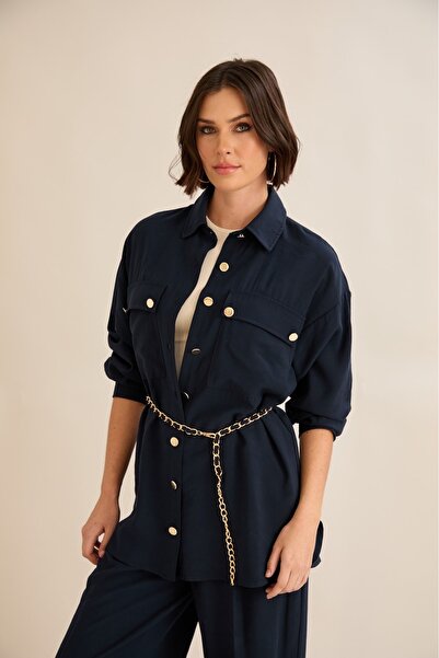 OYERGA MODA Women's Double Set - Shirt and Pants Set