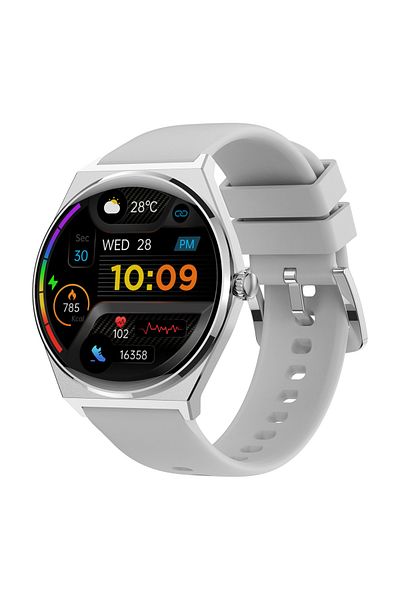 Ecowatch 5 Smartwatch, 1.43" Amoled, Ip68, Gps, Silver