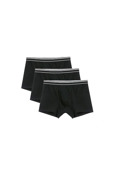 Giordano Men's Cotton Spandex Jersey 3-Pack Trunks