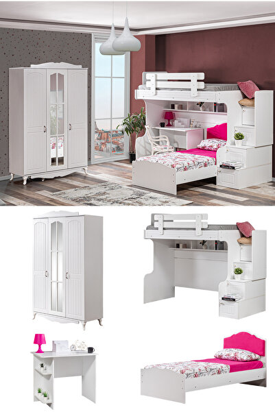 Setay Ranza, Su Ranza Karyola Masa 3 Kapılı Dolap