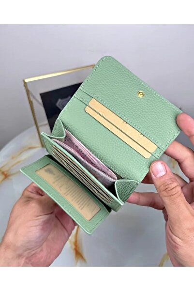 Fil Deri Genuine Leather Multi-Compartment Zippered Wallet with Coin Compartment 2098