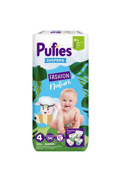 Pufies Pantaloni Fashion&nature Junior 9-14kg: 54 buc, Nr.4 X 3