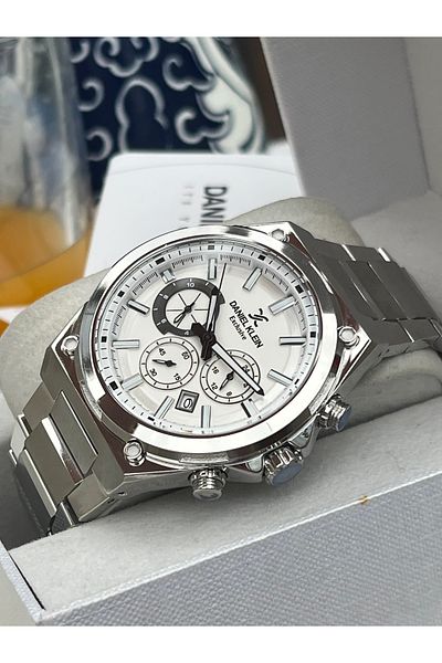 Daniel Klein Original Multifunction All Functions Active Ystainless Steel Men's Watch+ Bracelet Gift