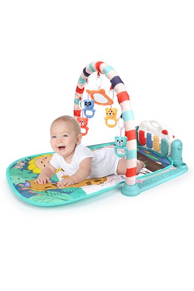 Ma Baby Baby Gyms Play Mats Musical Activity Center Baby Piano Gym Mat Tummy Time Padded Mat
