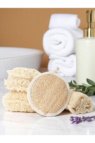 Organik Teyze Joy Aunt Pumpkin Exfoliating Fiber, Makeup Removal Fiber