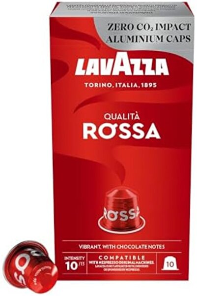 LavAzza Lavazza Qualità Rossa Coffee, Arabica and Robusta, Nespresso Original...