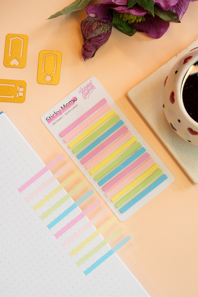 Victoria's Journals Yapışkanlı Şerit 4.4x0,4 cm 15 renk x 20 yaprak