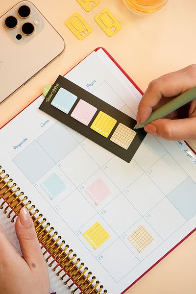 Victoria's Journals Mini Post-It 4 Colours X 20 Sheets