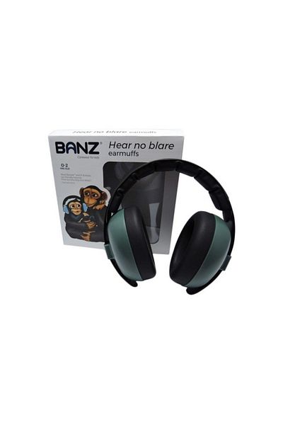 Banz Earmuffs For Babies And Children, , Bubzee, 3-36 Months, Dark Green, Baby Earmuffs