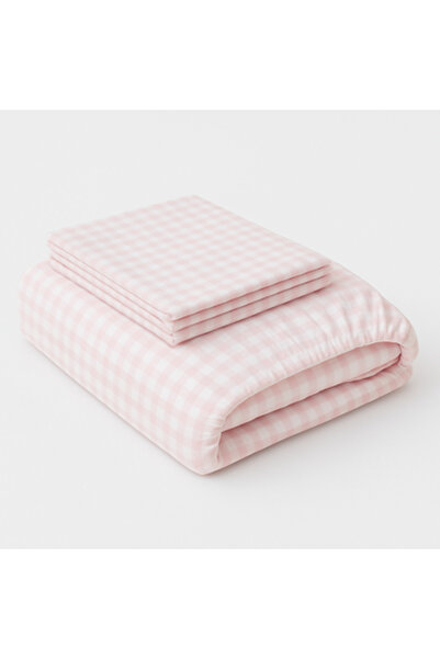 Pazar Home Bedding 4-piece children's single bed sheet, cotton, 170*225 cm, single - Bazaar Home Birth, with stitched filling