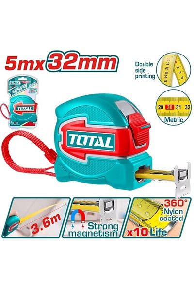 TOTAL Total 5m Heavy Duty Meter