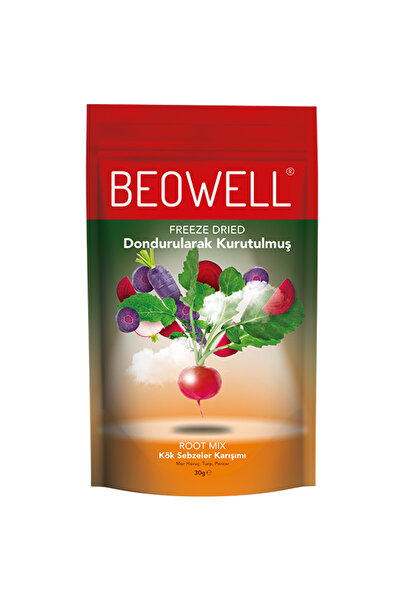 BEOWELL Root Mix – Freeze Dried Dondurularak Kurutulmuş Sebze Karışımı