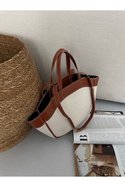 ALTUDA Women's Double Handle Tote Bag Pablo Wicker