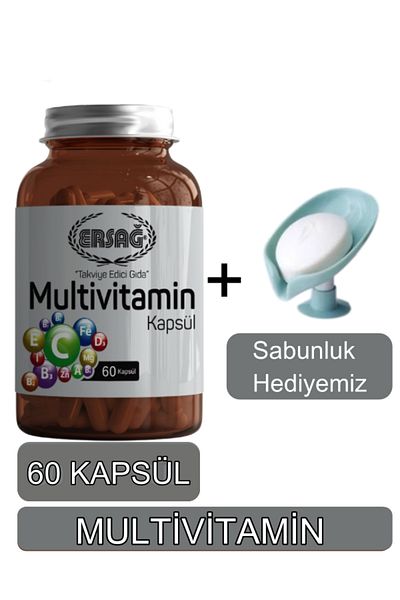 Ersağ Multivitamin Food Supplement - Soap Dish Gift 4034-09