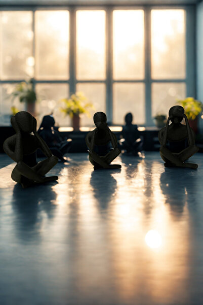 3DOria İskandinav, Görmedim-Duymadım-Bilmiyorum temalı şık biblo, tasarım, art.