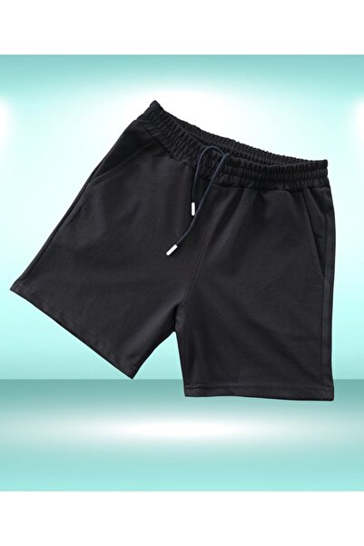 SURMARİ Σετ 3 άνετα αθλητικά σορτς Unisex χτενισμένα βαμβακερά