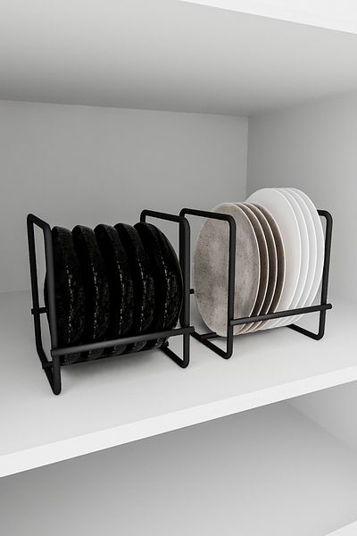 EVA METAL TASARIM 2 броя стойка за чинии, сушилня за чинии, кухненски и плотов органайзер, поставка за съдове