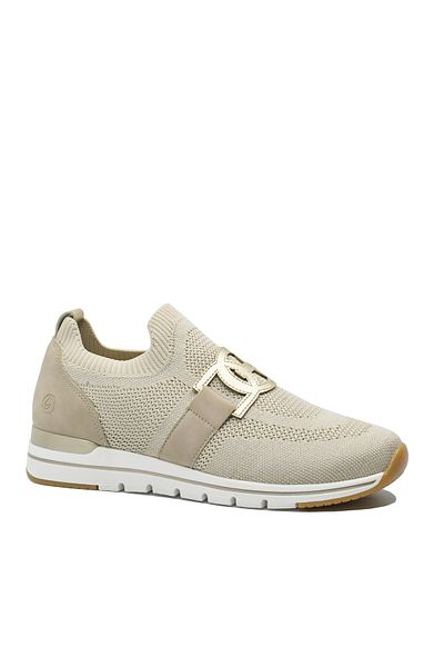 Remonte Beige Remonte sneakers, sock-type, made of knitted fabric