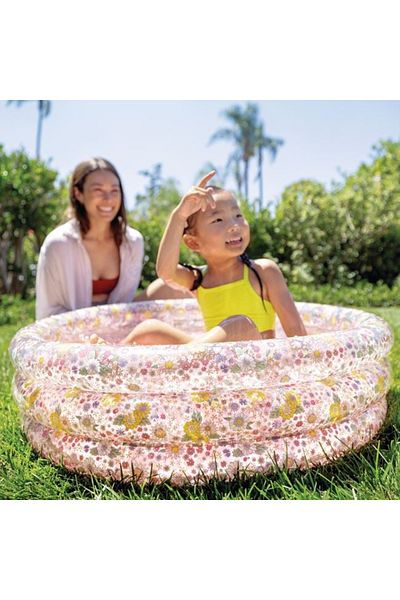 Intex Piscina copii, gonflabila, Rotunda cu Model Floral, Ø 86x25cm, Intex