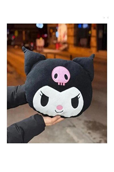 facnspt Kuromi Peluş Nakışlı Yastık