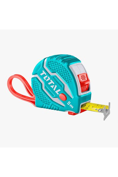 TOTAL Steel tape measure, outer cover, 5m x 25ml