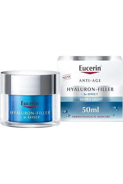 Eucerin Hyaluron Filler Night Face Cream with Hyaluronic Acid and Vitamin E, 50ml