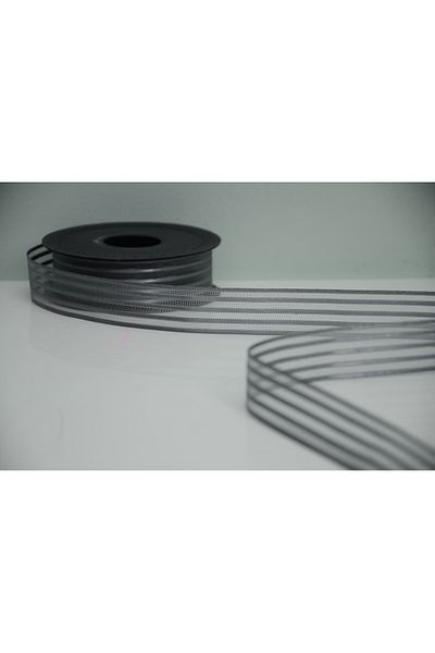 ÇINARASYADAHOME Bundle Ornament Dowry Bride 5 Meters Striped Organza Ribbon Chiffon Ribbon
